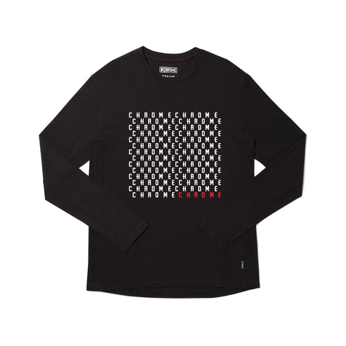 Chrome Word Play Logo Tee LS