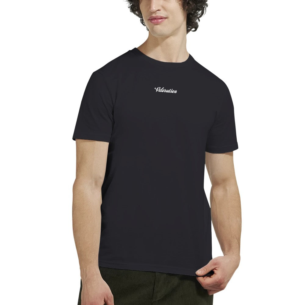 Viva la Velorution Organic Unisex Black T-shirt