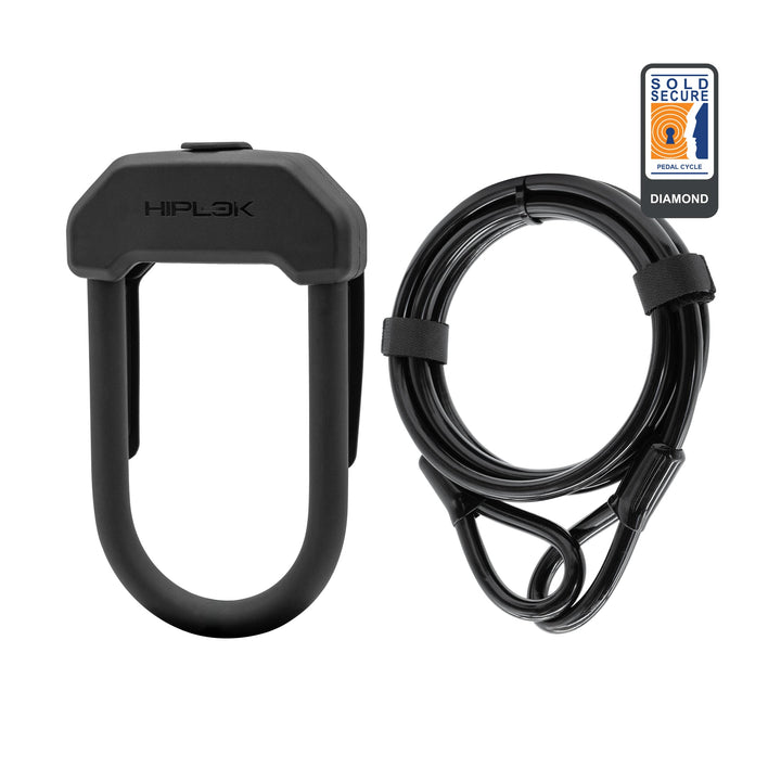 Hiplok DX+ D lock with cable