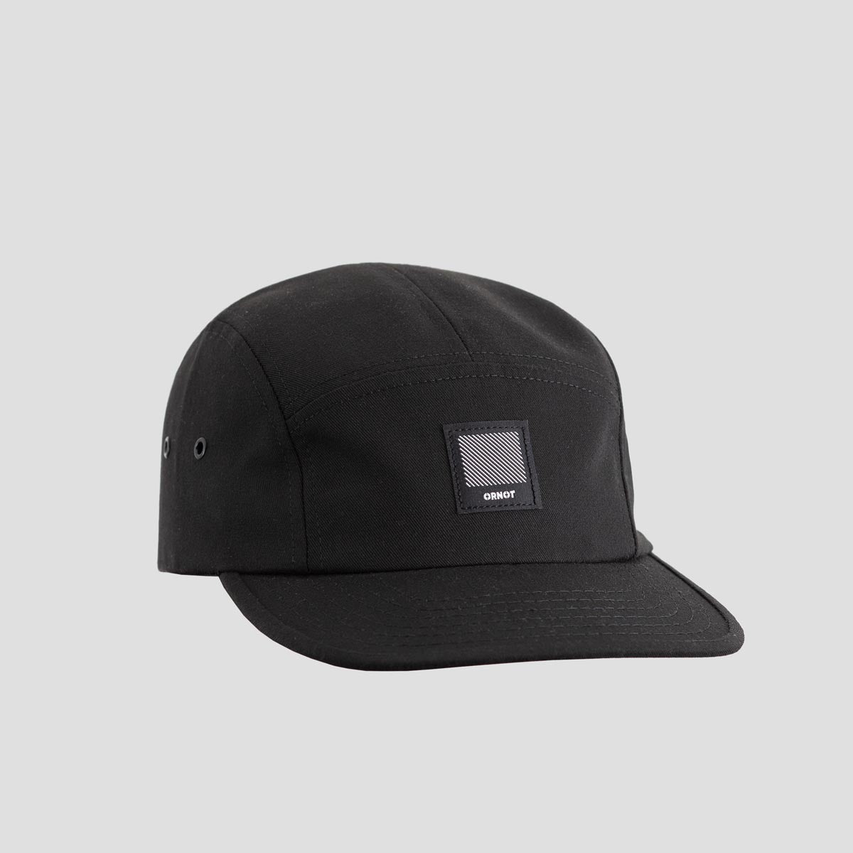 5 Panel Hat - Black