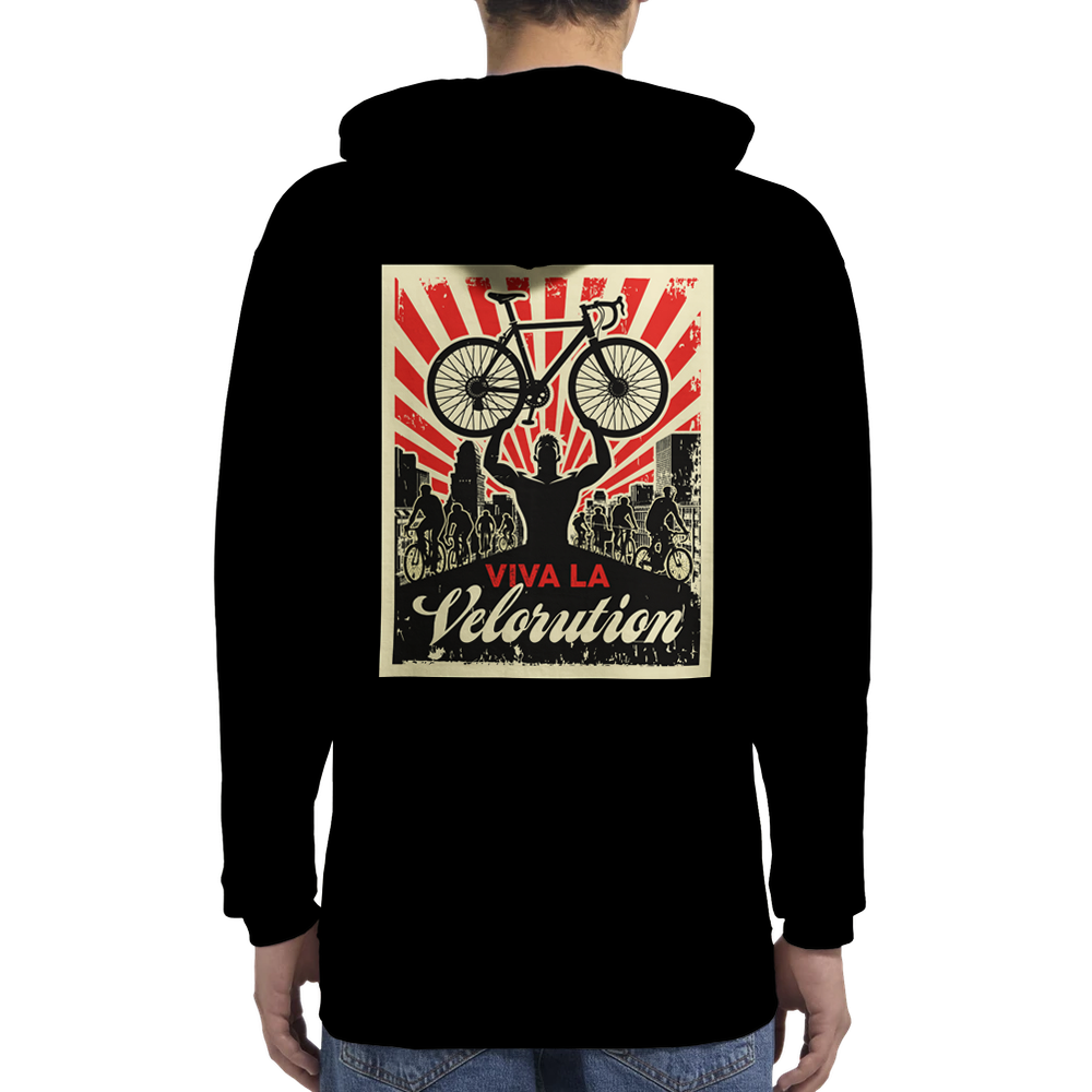 Viva la Velorution Organic Unisex Pullover Hoodie