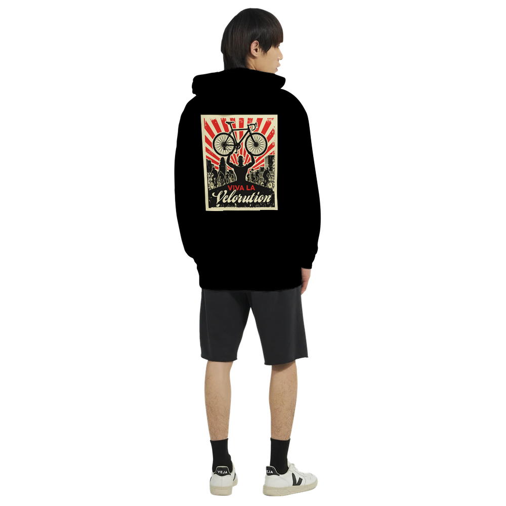 Viva la Velorution Organic Unisex Pullover Hoodie