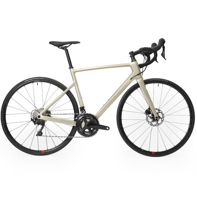 VAN RYSEL Women's Road Bike EDR Carbon Disc 105 - Burgundy