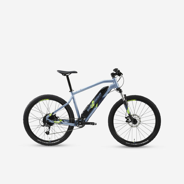 ROCKRIDER 27.5 Hardtail Electric Mountain Bike E ST 100 Blue Velorution