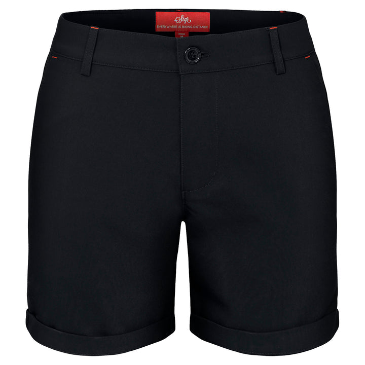 Cycling Chino Shorts in Black for Women