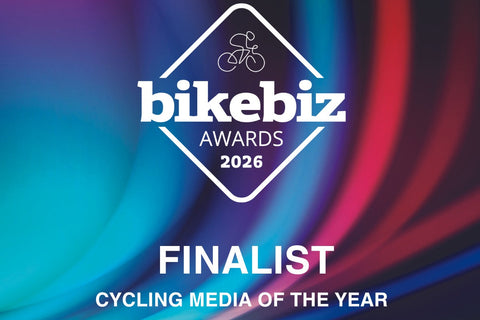 BikeBiz Awards 2026 Finalist badge — Cycling Media of the Year