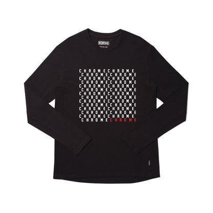 Chrome Word Play Logo Tee LS