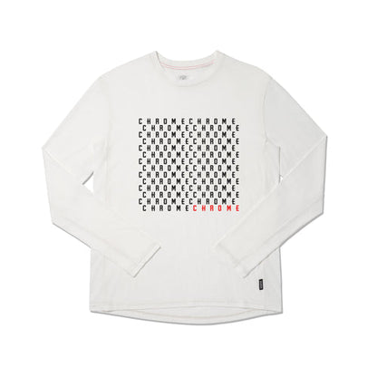 Chrome Word Play Logo Tee LS