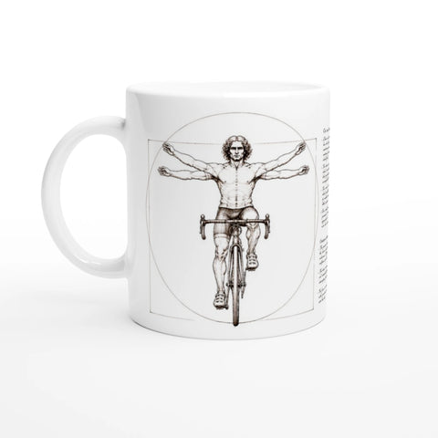 The Vitruvian Cyclist Mug