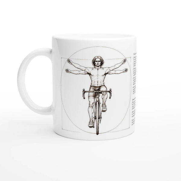 The Vitruvian Cyclist Mug