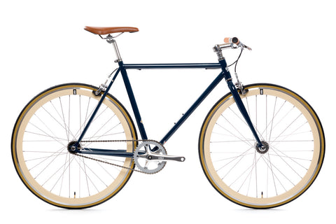 State Bicycle Co. Core-Line Rigby fixed-gear single-speed bike in navy blue