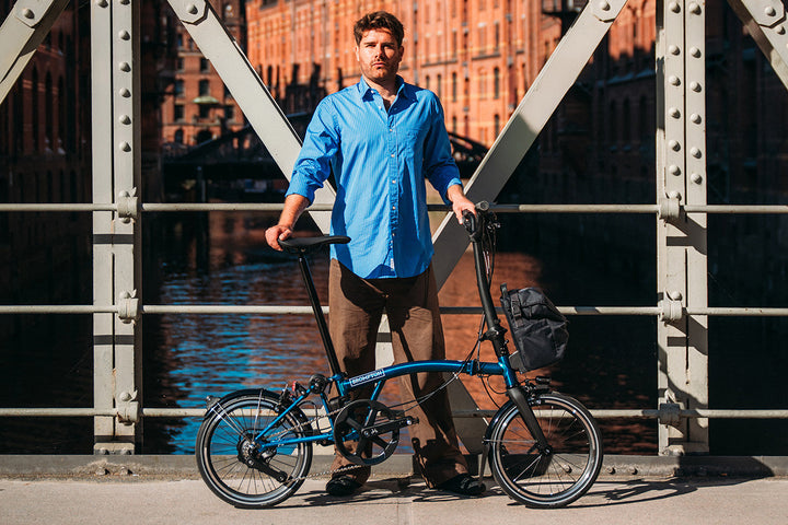 Brompton Electric P Line lightweight folding e-bike