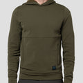 Men's Decadent Merino Hooded Pullover - Olive