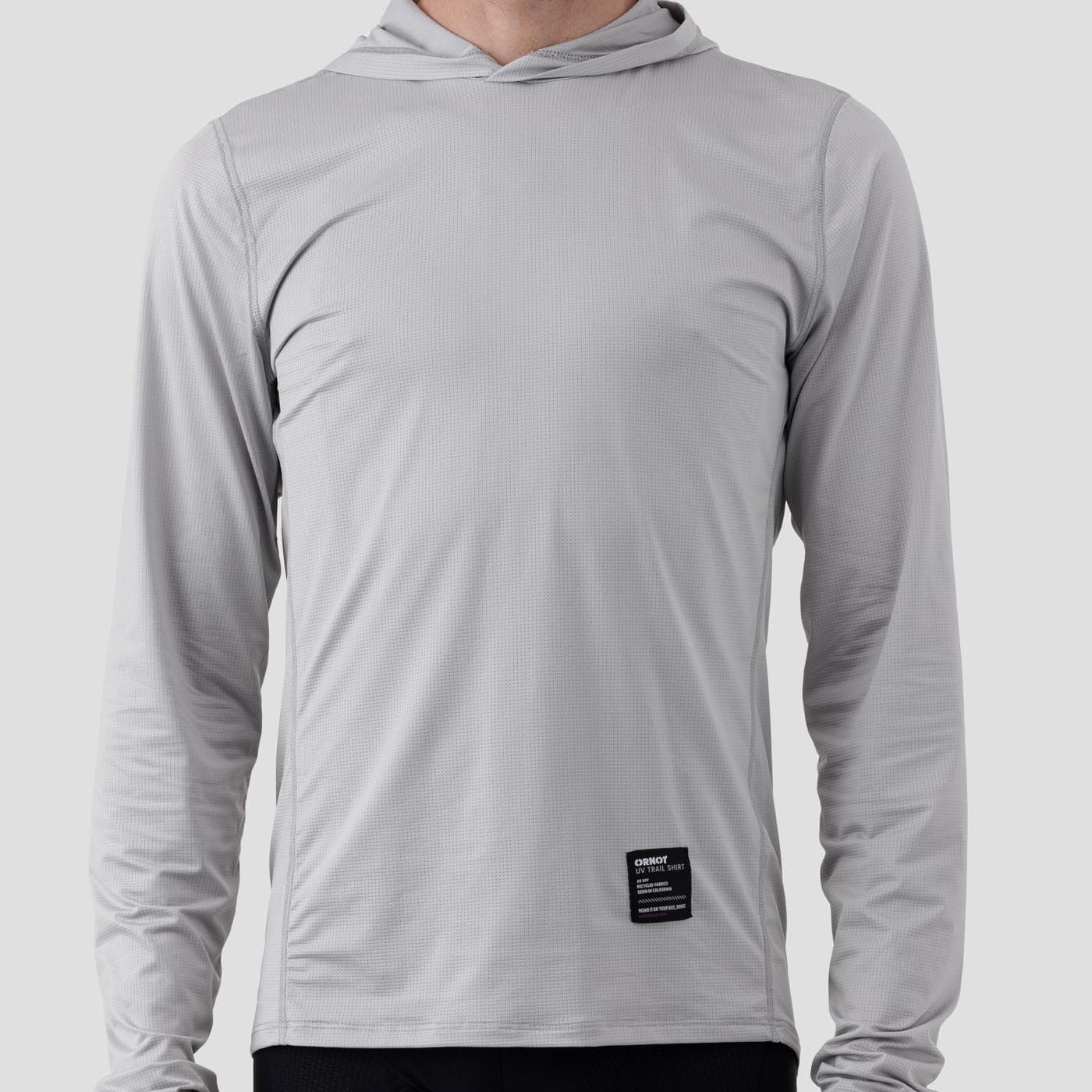 Men's Hooded UV Trail Shirt - Fog