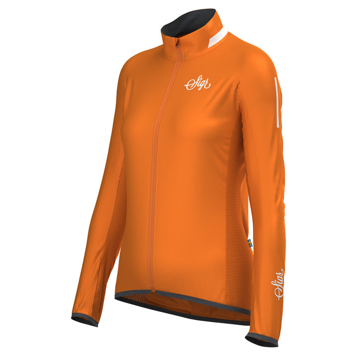 Orange Cycling Pack Jacket for Women