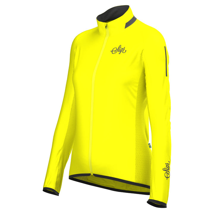 Treriksröset Women's Yellow Cycling Pack Jacket