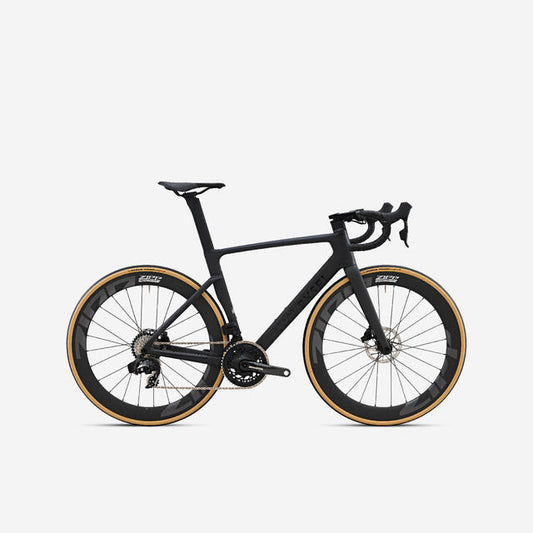 VAN RYSEL Road Bike RCR Force AXS - Raw Carbon