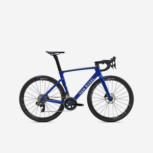 VAN RYSEL Road Bike RCR Rival AXS Power Sensor - Bright Indigo Blue