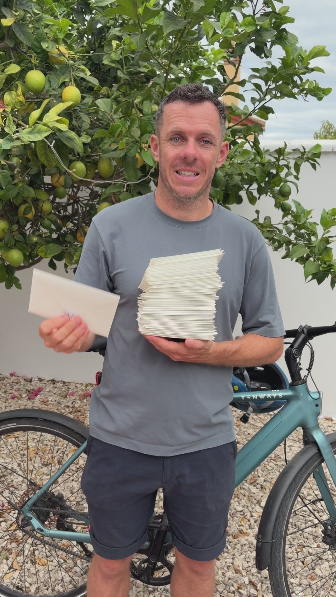 The Velorution Post envelopes posted worldwide on the 10th of every month
