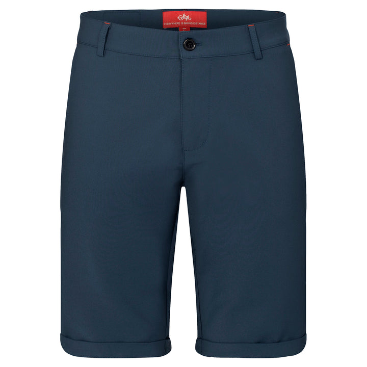 Cycling Chino Shorts in Petrol Blue for Men