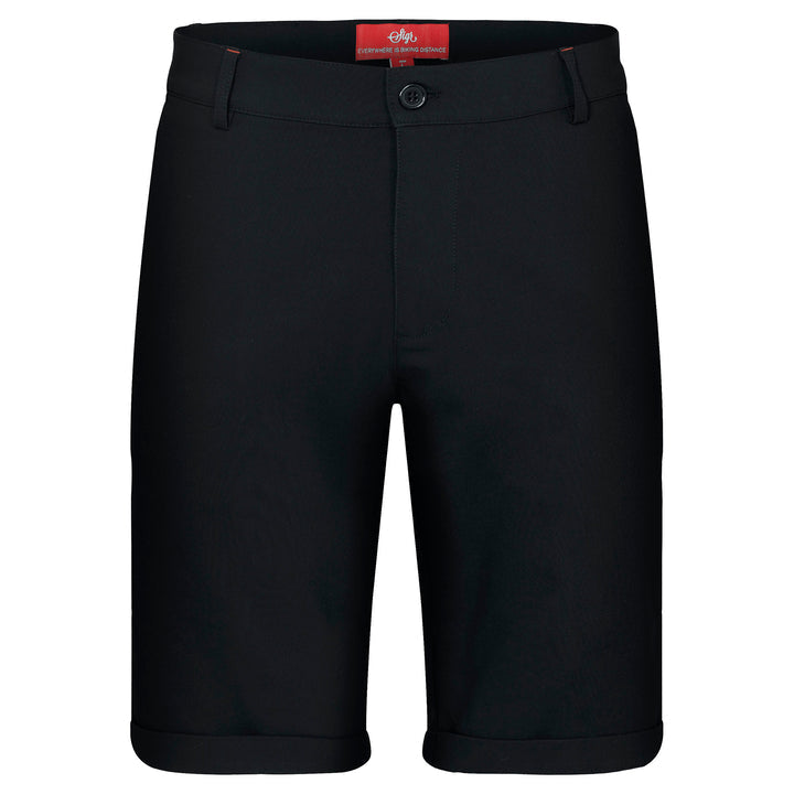Strandvägen Men's Black Cycling Chino Shorts